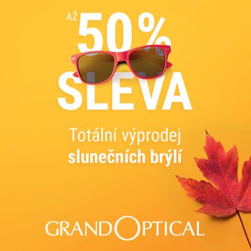 Totální výprodej slunečních brýlí v GrandOptical