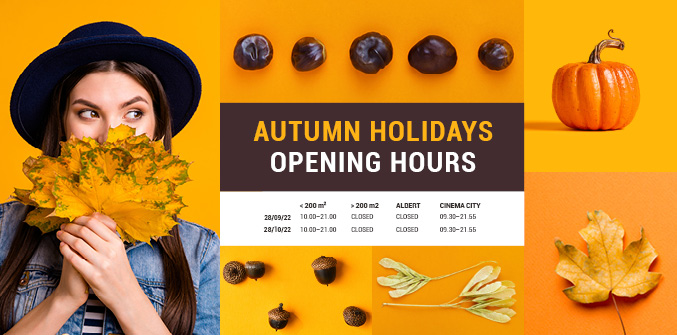 AUTUMN OPENING HOURS