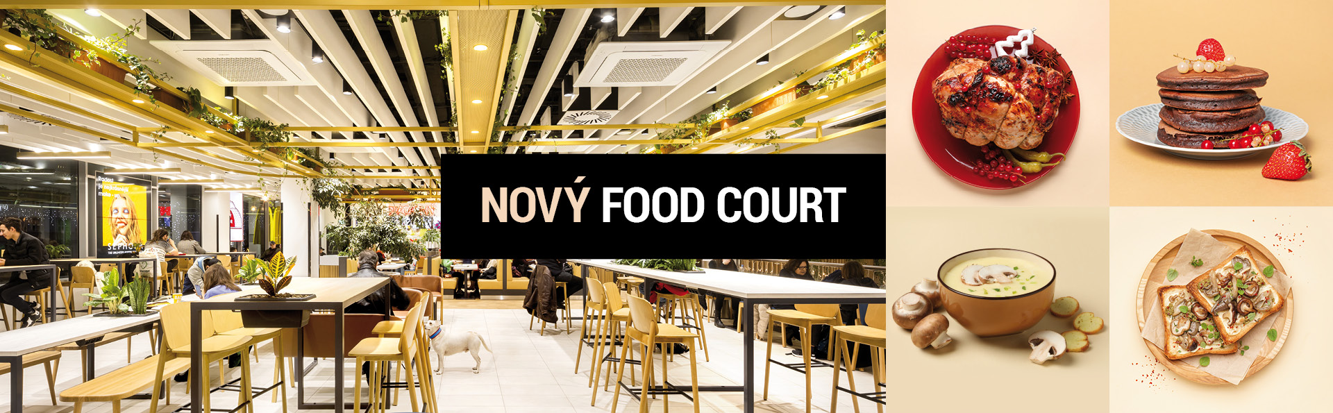 Otevřeli jsme pro vás nový modernější Food Court