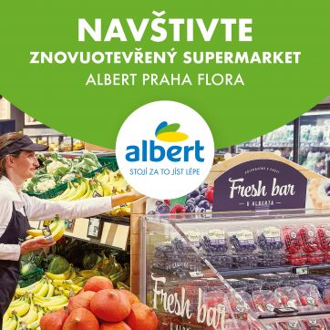 Navštivte znovuotevřený Supermarket Albert
